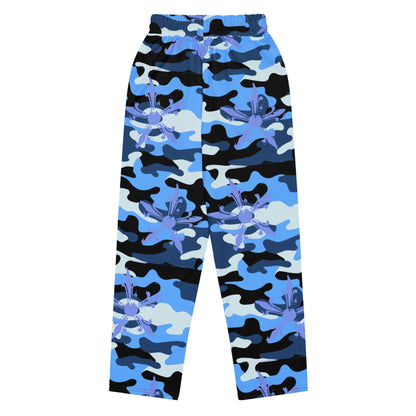 Camo Gothic Logo Pattern Baggy Sweatpant