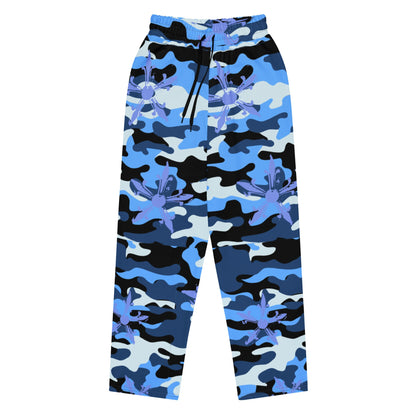 Camo Gothic Logo Pattern Baggy Sweatpant