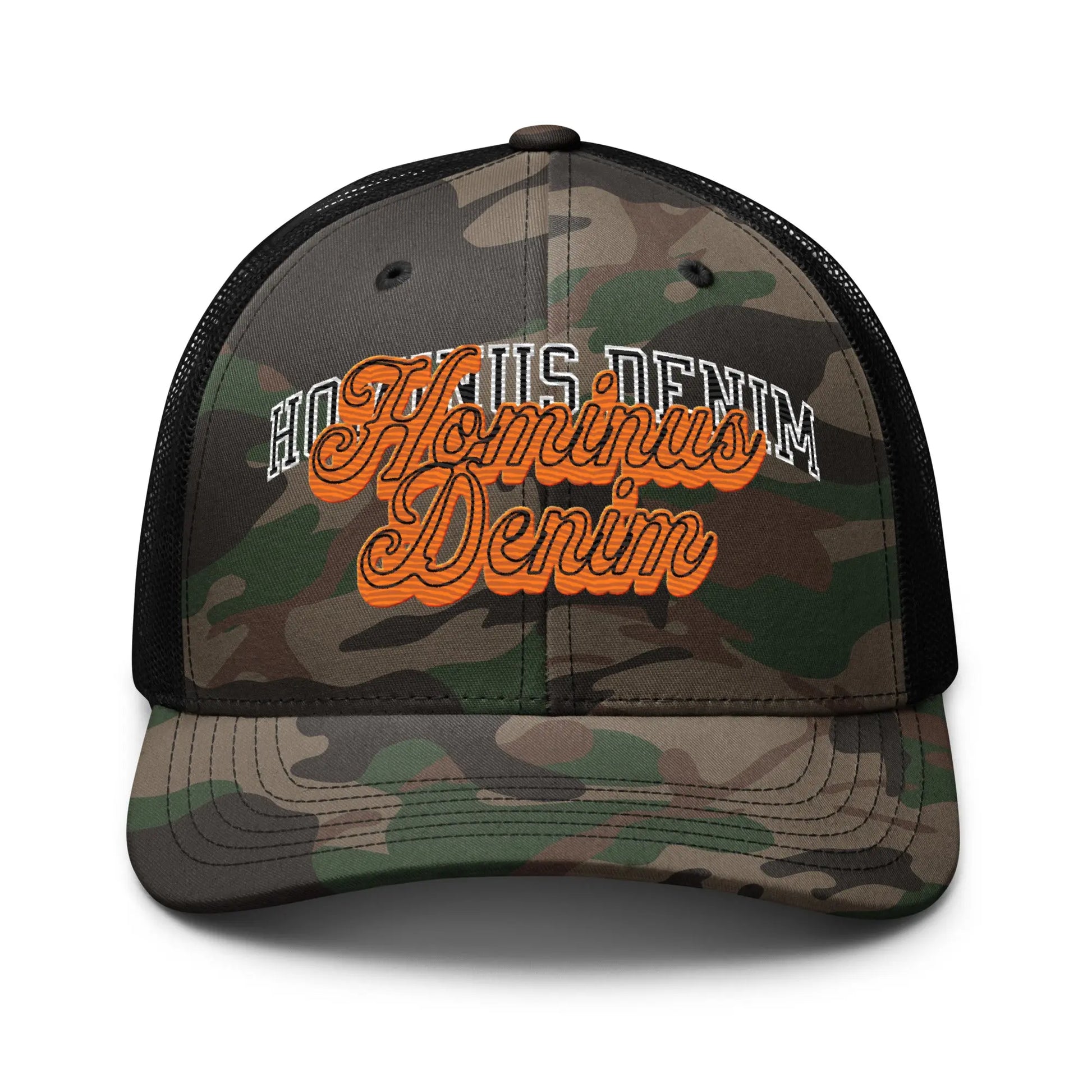 Camouflage trucker hat Hominus Denim