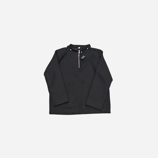 Casual Vintage Zip Long Sleeve Tee Hominus Denim