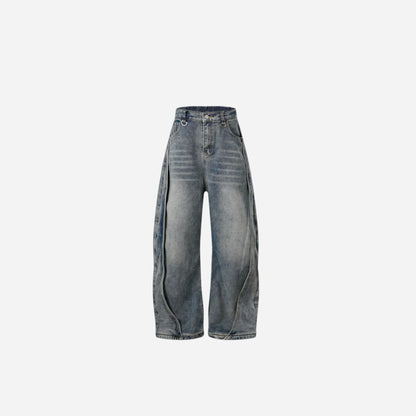 Casual Washed Y2K Baggy Jean Hominus Denim