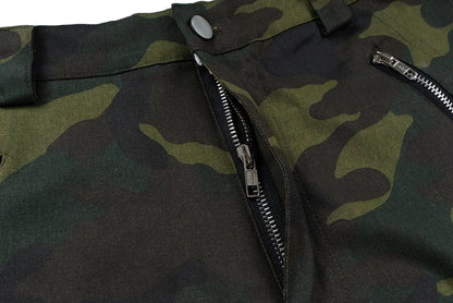 Color Match Multi-pockets Camouflage Cargo Pants for Men and Women Streetwear Patchwork Baggy Overalls Wide Leg Loose Trousers Hominus Denim