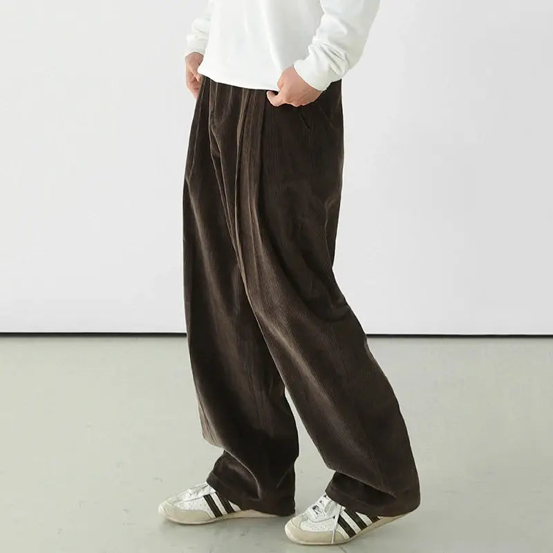 Corduroy Casual Straight Pant