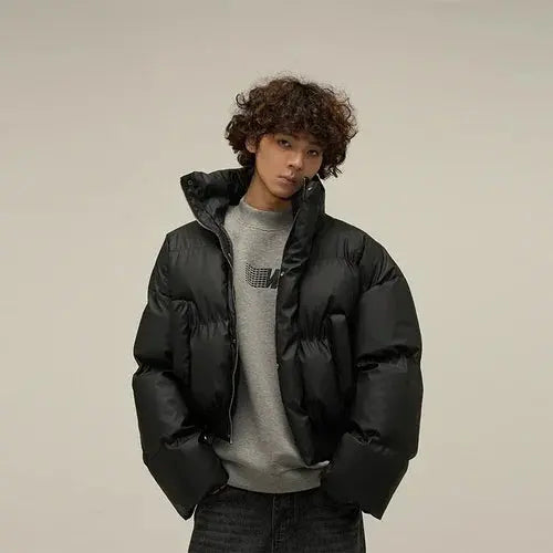 Cropped Padded Puffer Jacket