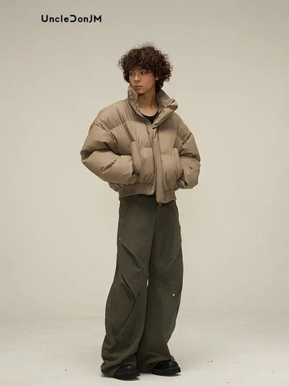 Cropped Padded Puffer Jacket