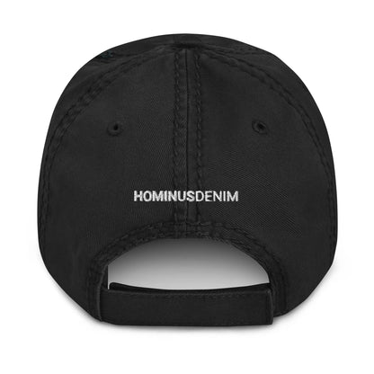 Distressed Dad Hat Hominus Denim
