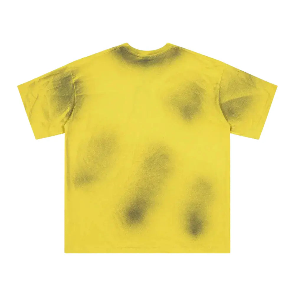 Distressed Short Sleeve T-shirt Mens High Street Summer Half-Sleeve Loose Crew Neck Tshirt Men Cotton Tee Hominus Denim