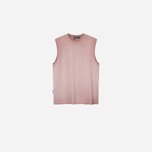 Distressed Sleeveless Gradient Dyed Tank Top Hominus Denim