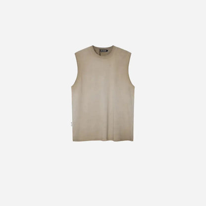 Distressed Sleeveless Gradient Dyed Tank Top Hominus Denim
