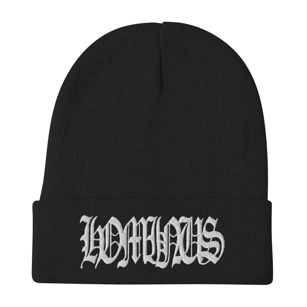 Embroidered Beanie Hominus Denim