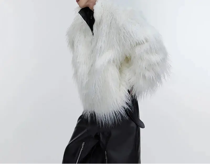 Faux Fur Leather Jacket Hominus Denim