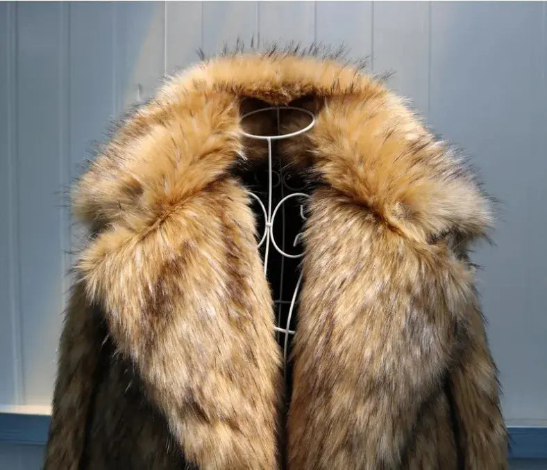 Faux Fur Long Coat