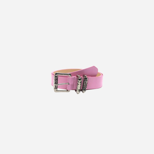 French Gothic Design Buckle Leather Belt Hominus Denim