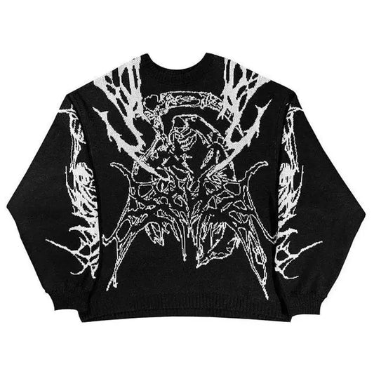Gothic Design Knit Sweater
