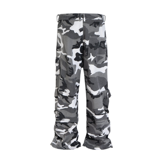 Grey Baggy Cargo Pant Hominus Denim