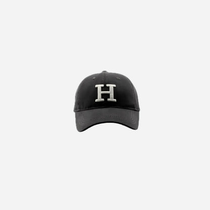 H Letter Embroidered Baseball Cap Hominus Denim