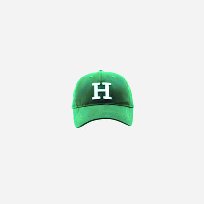 H Letter Embroidered Baseball Cap Hominus Denim
