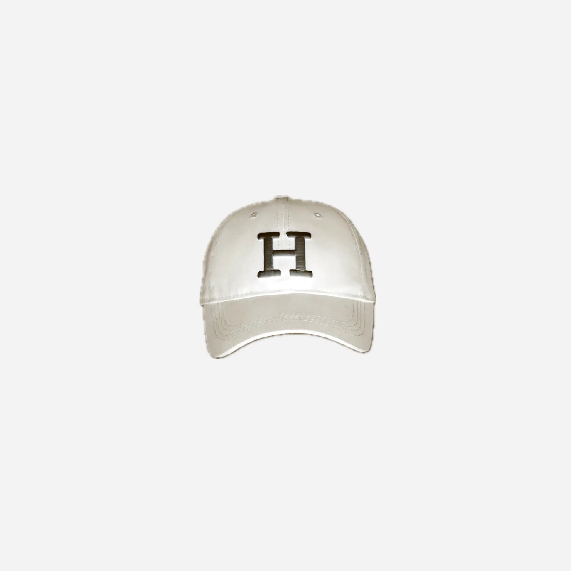 H Letter Embroidered Baseball Cap Hominus Denim
