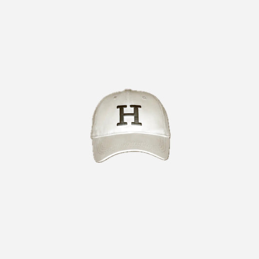 H Letter Embroidered Baseball Cap Hominus Denim