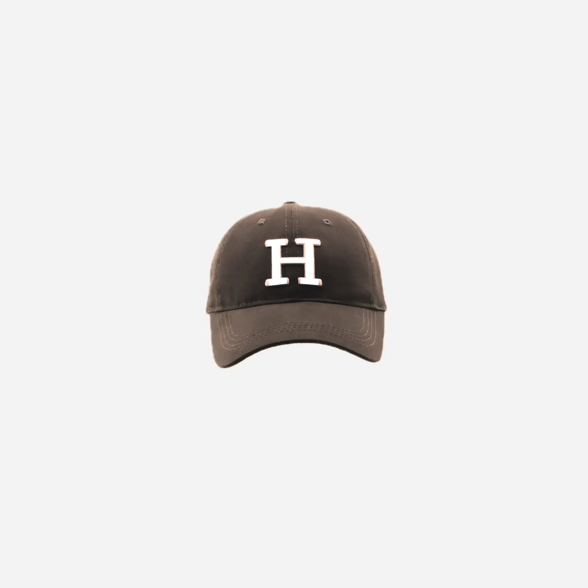 H Letter Embroidered Baseball Cap Hominus Denim