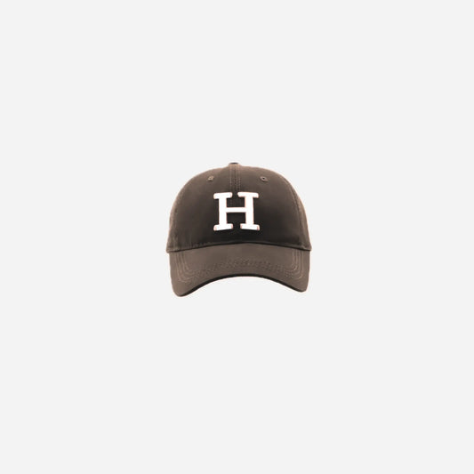 H Letter Embroidered Baseball Cap Hominus Denim