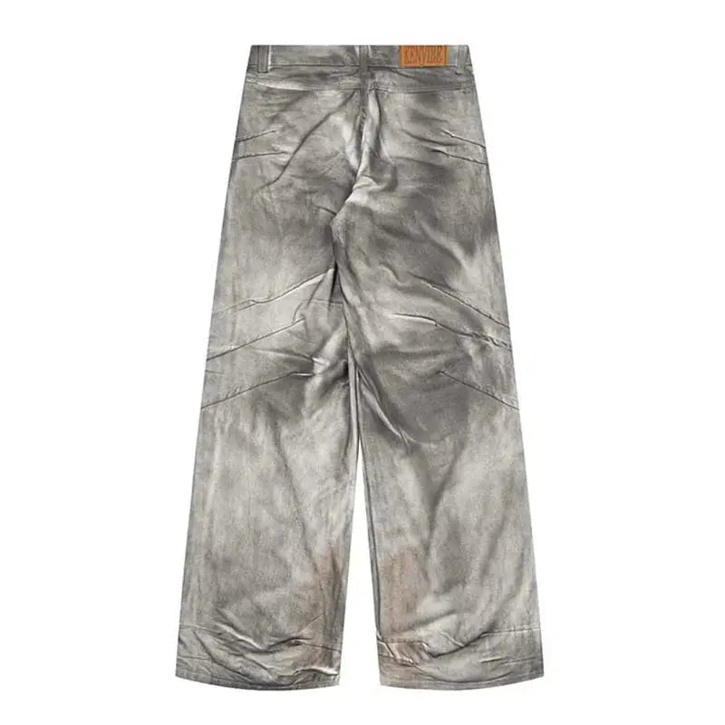 Hi Street Baggy Vintage Jeans Pants Washed Harakuju Streetwear Denim Trousers For Male Oversized Hominus Denim
