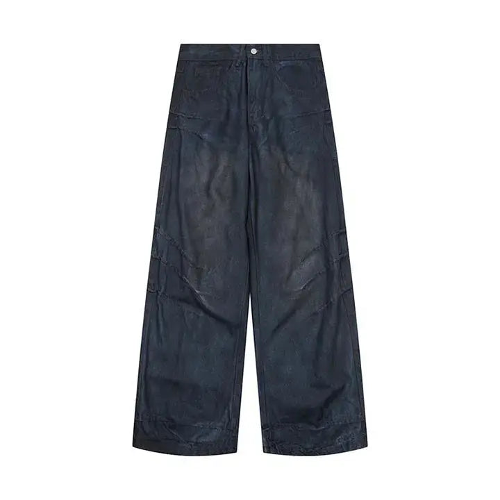 Hi Street Baggy Vintage Jeans Pants Washed Harakuju Streetwear Denim Trousers For Male Oversized Hominus Denim