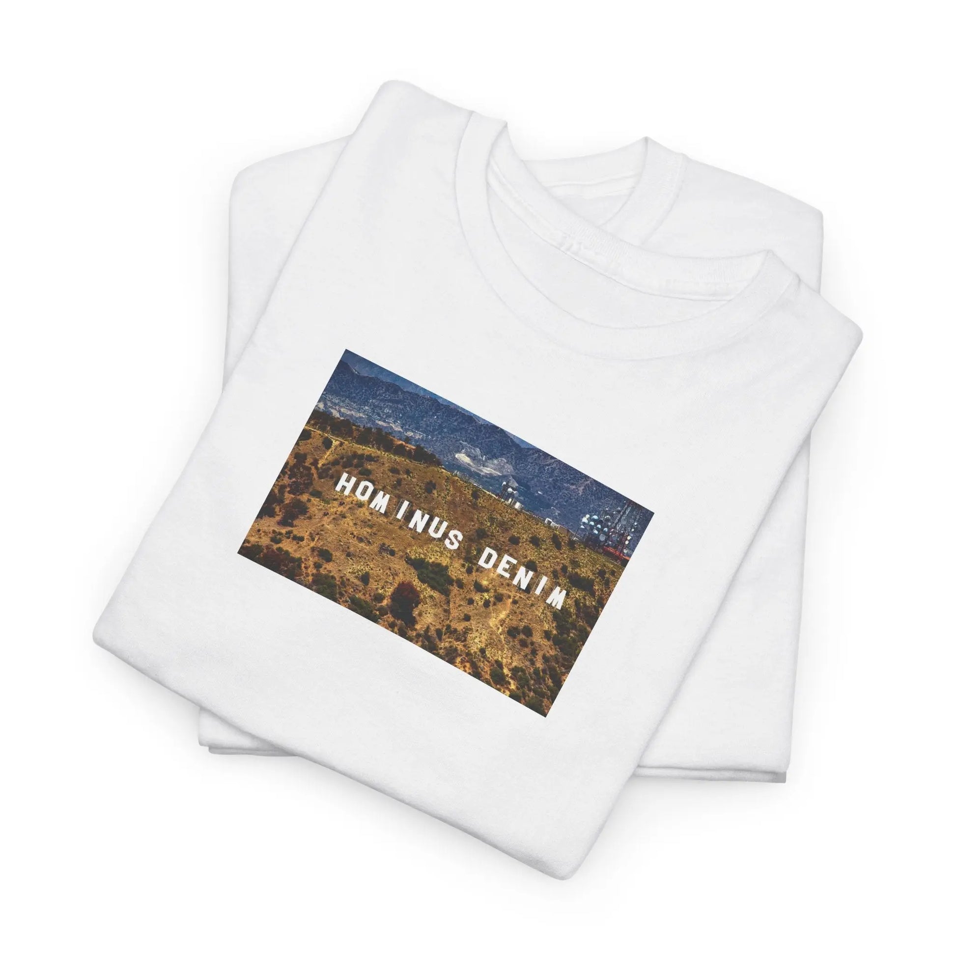 Hollywood Logo Printed Design Tee Printify