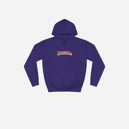 Hominus Denim BW Destroyed Logo Hoodie Printify