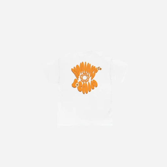 Hominus Denim Flower Y2K Logo Tee Printify