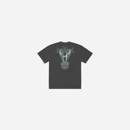 Hominus Oversized Washed Gothic Graphic Tee Hominus Denim