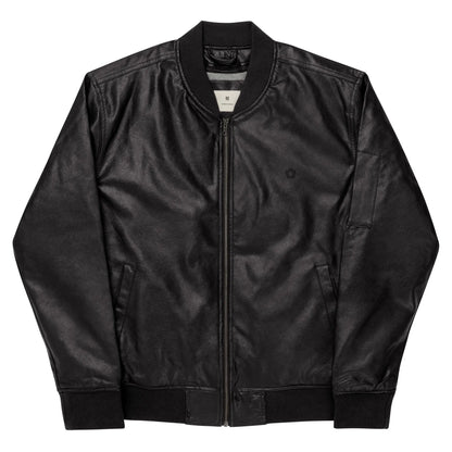 Leather Bomber Jacket Hominus Denim