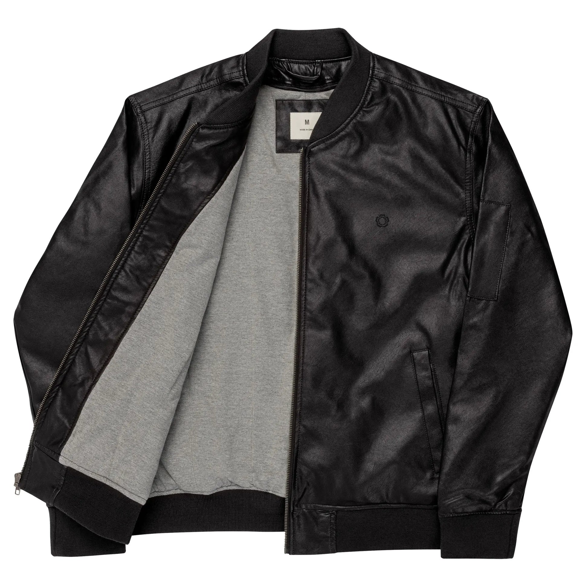 Leather Bomber Jacket Hominus Denim