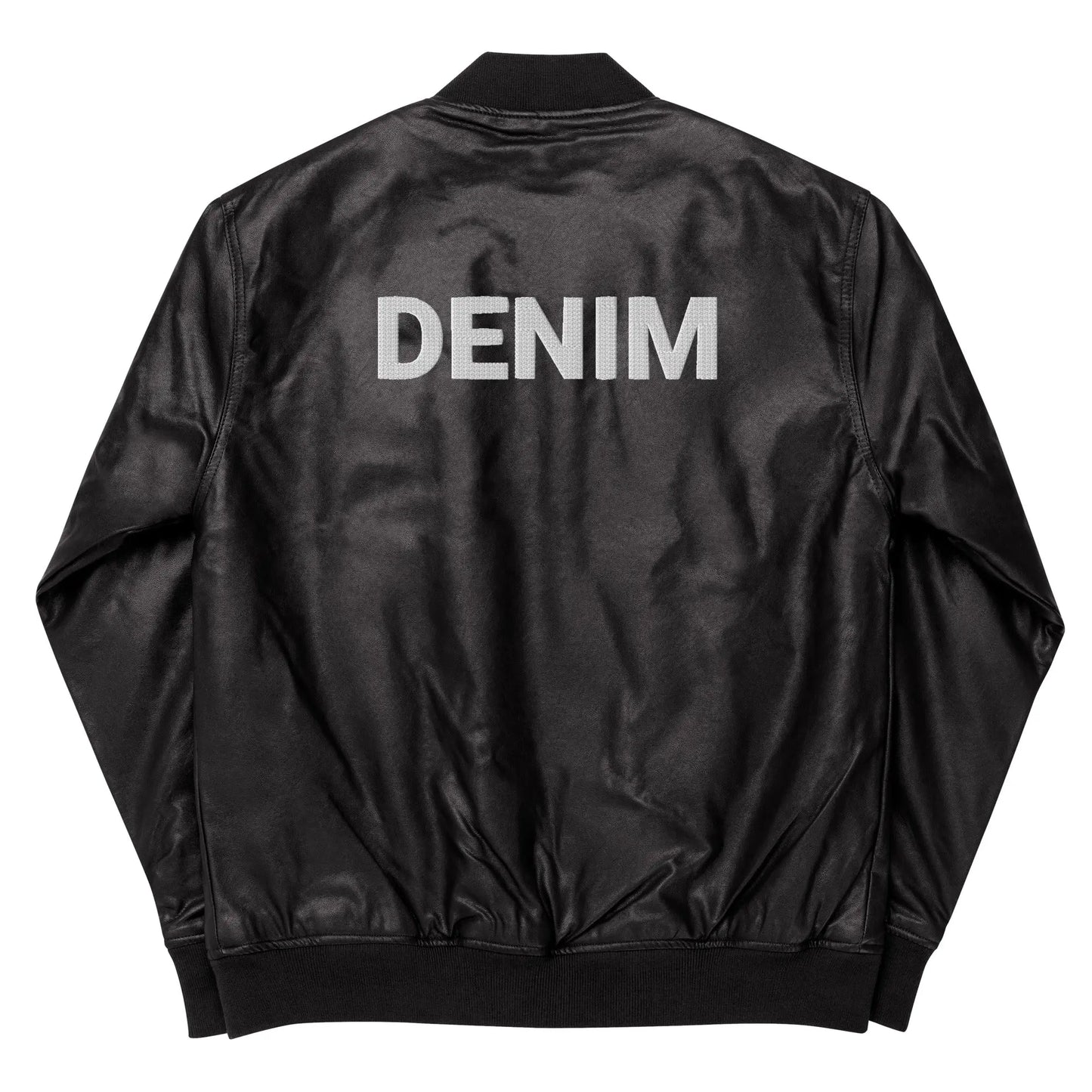 Leather Bomber Jacket Hominus Denim