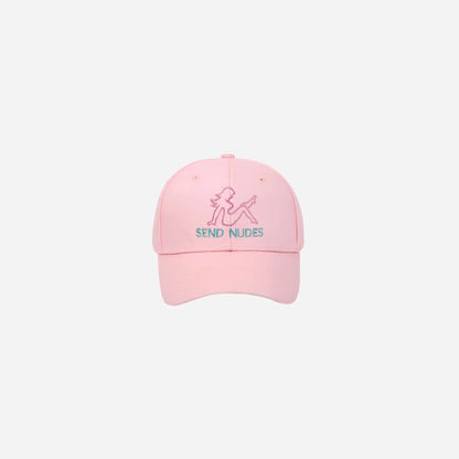 Letter Graphic Embroidered Cap Hominus Denim