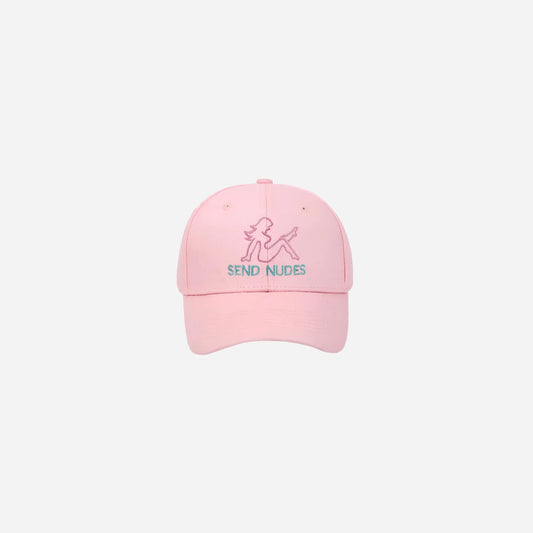 Letter Graphic Embroidered Cap Hominus Denim