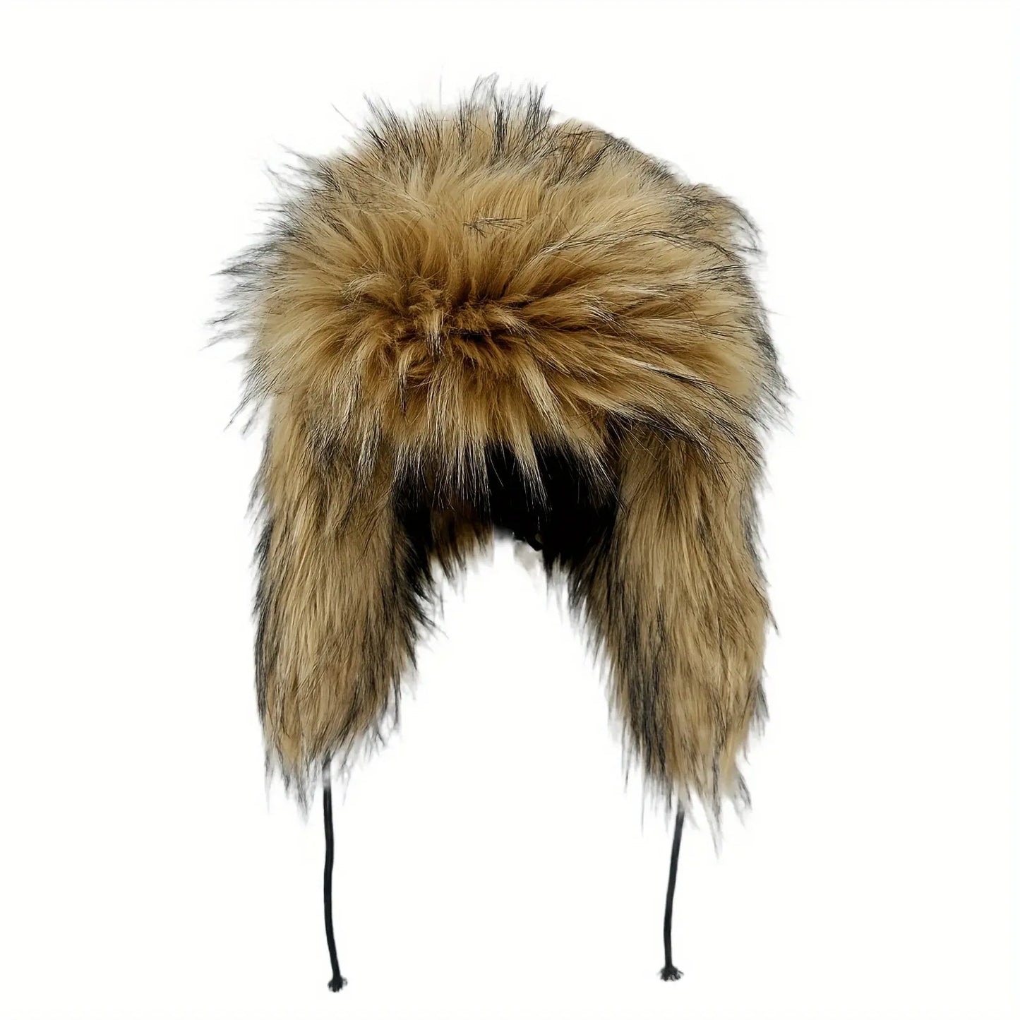 Luxury Faux Fur Pilot Hat with Ear Flaps - Warm, Windproof Winter Cap for Men & Women Hominus Denim