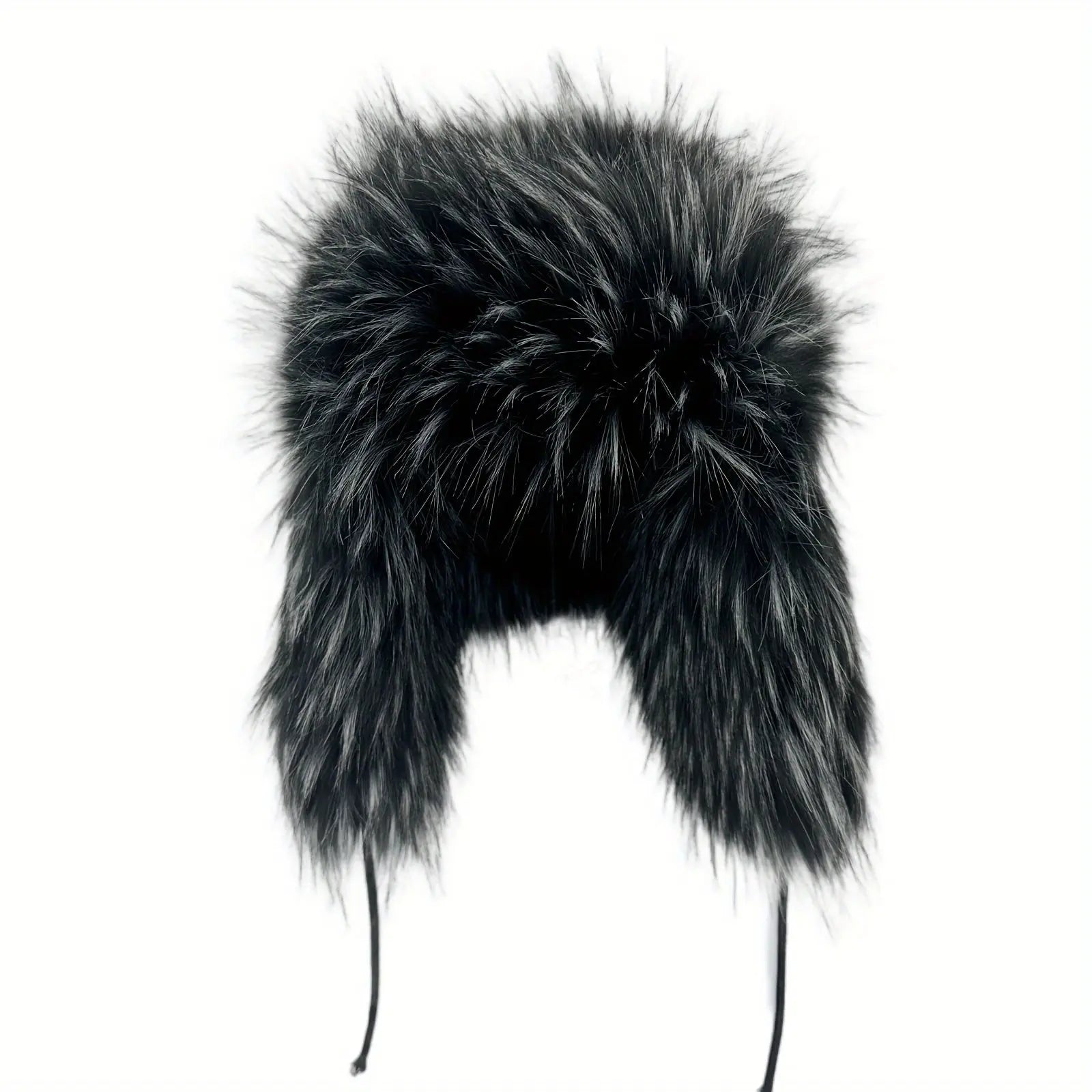 Luxury Faux Fur Pilot Hat with Ear Flaps - Warm, Windproof Winter Cap for Men & Women Hominus Denim