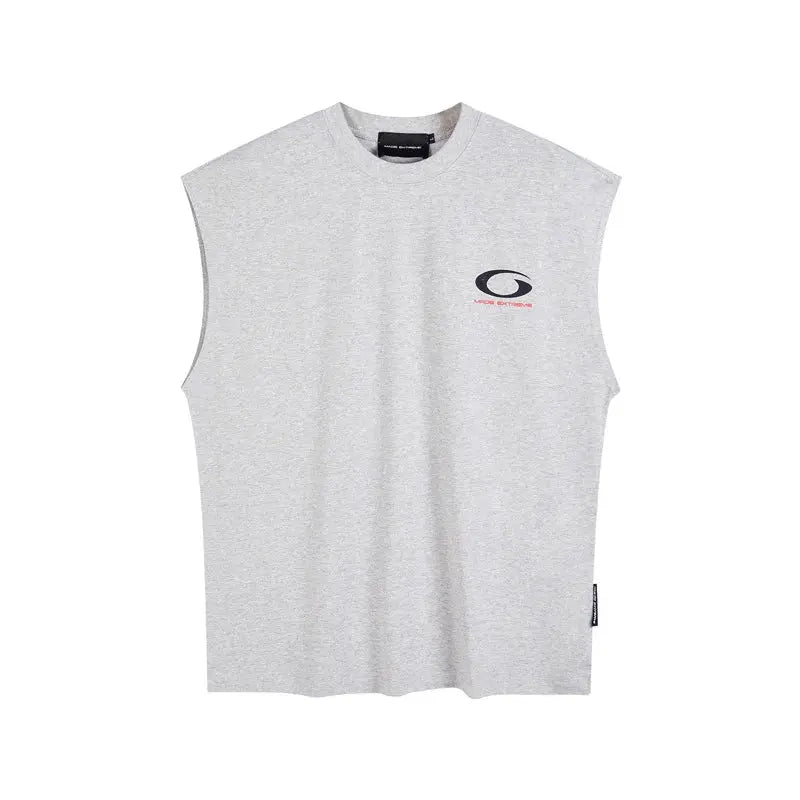 MADE EXTREME Quick-drying Breathable Vest Street Wear Letter Casual Sports Tank Tops Hominus Denim