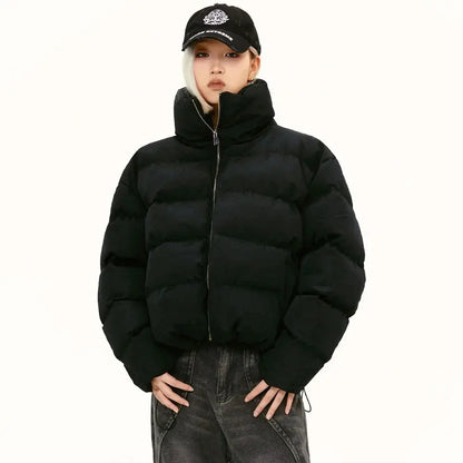 Made Extreme Puffer Jacket Streetwear Stand Collar Warm Winter Men Parkas Hip Hop Oversized Men Parka Jacket Korean Warm Outwear Hominus Denim