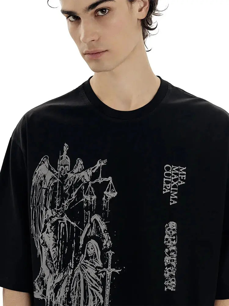 [ STIGMA ]★Second Coming Oversized Short Sleeves T-Shirts STIGMA ]☆Second Coming Oversized Short Sleeves T-Shirts