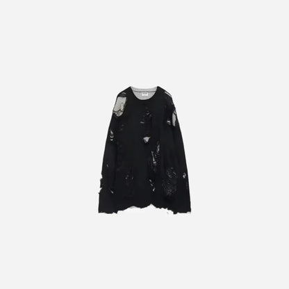 Oversize Destroy Vintage Double Knit Hominus Denim