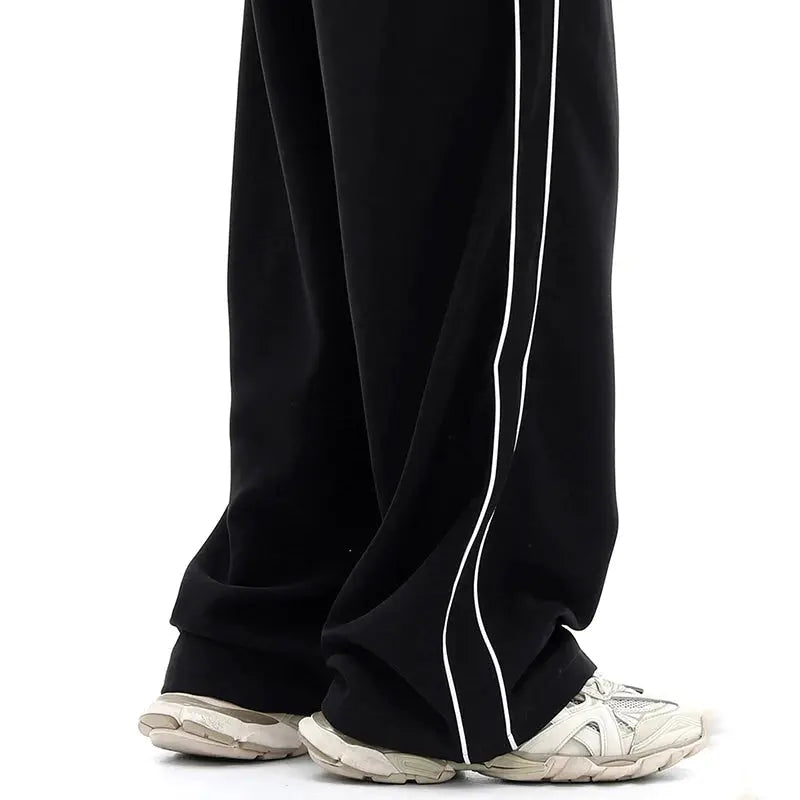 Oversized Baggy Two Stripes Tracksuit Sweatpant