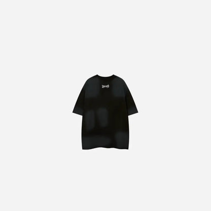 Oversized Gothic Letter Embroidery Grunge Tee Hominus Denim