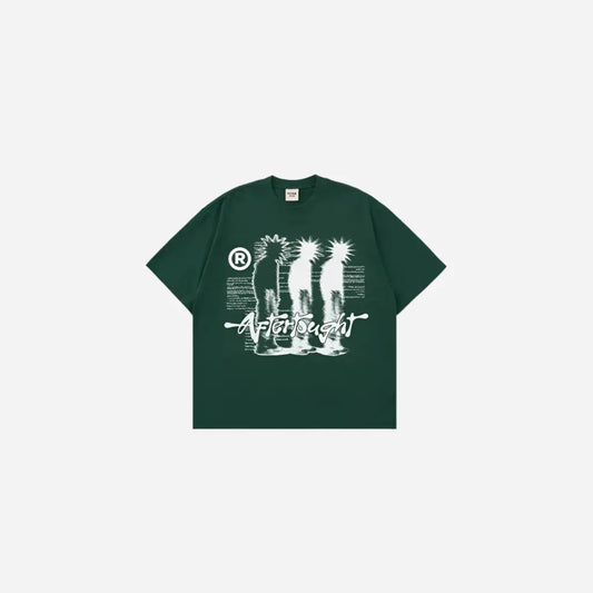 Oversized Graphic Printed Shadow Y2k Tee Hominus Denim