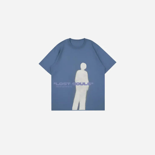 Oversized Lost Souls Printed Tee Hominus Denim
