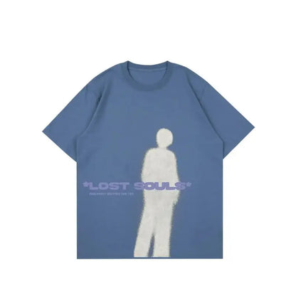 Oversized Lost Souls Printed Tee