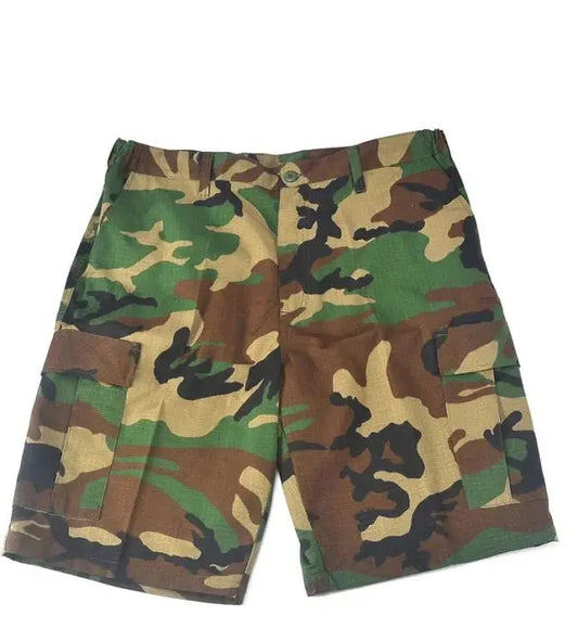 Oversized Military Camouflage Jort Short - Hominus Denim