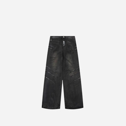 Oversized Ripped Washed Baggy Jean Hominus Denim