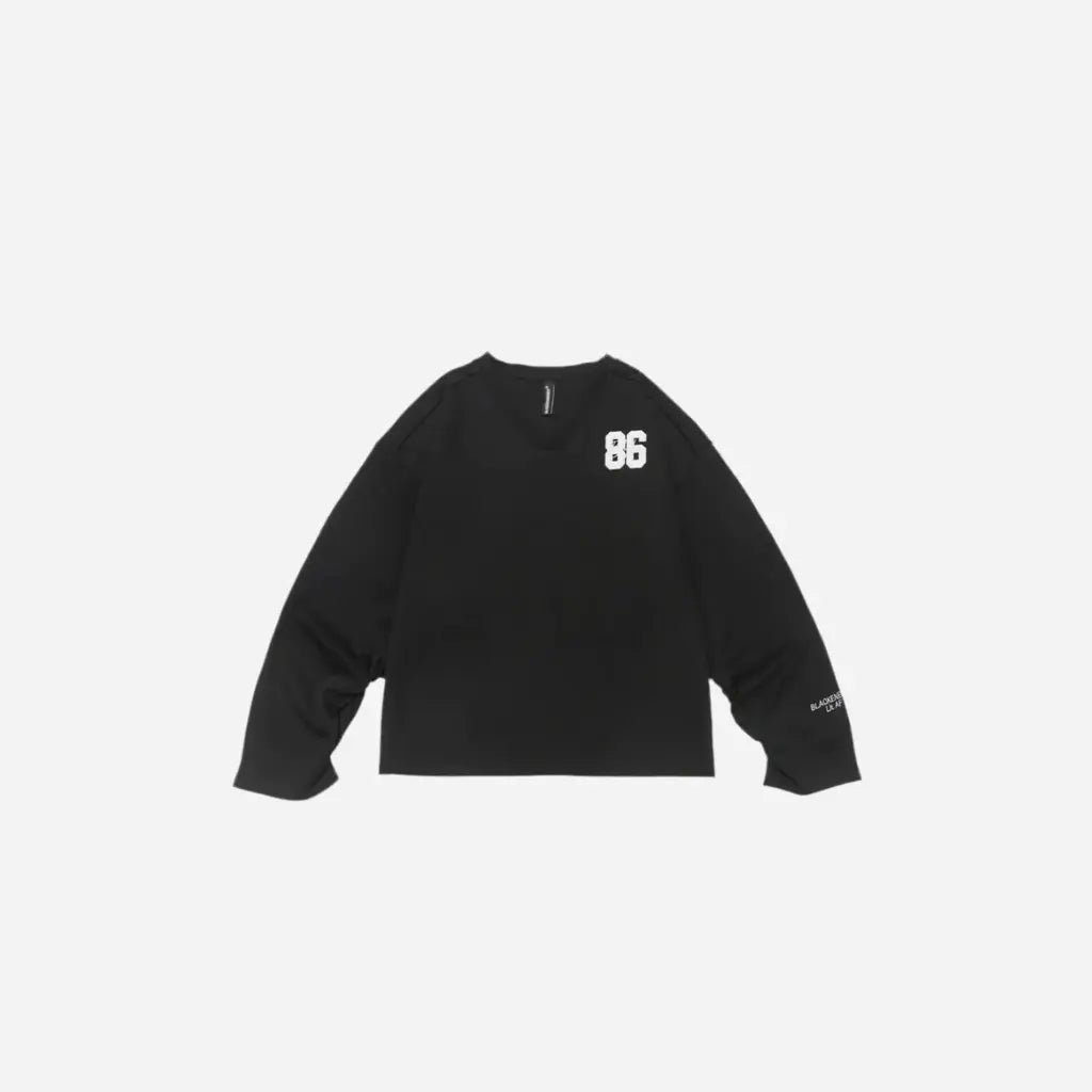 Oversized Vintage Embroidered V-Neck Sweatshirt Hominus Denim
